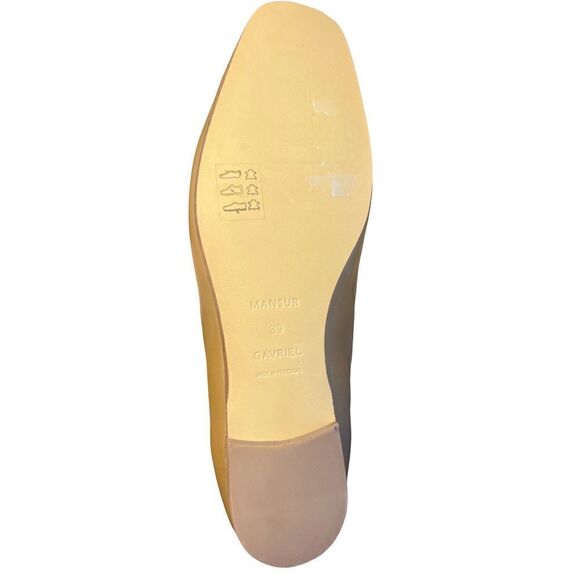 Mansur Gavriel Camel Cosy Leather Shearling Cuff Leather Bootie NWOB Size 39/9 - Picture 8 of 8